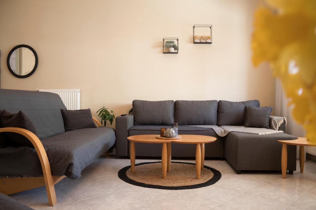 Silene Luxury Apartment Néa Péramos Exteriör bild
